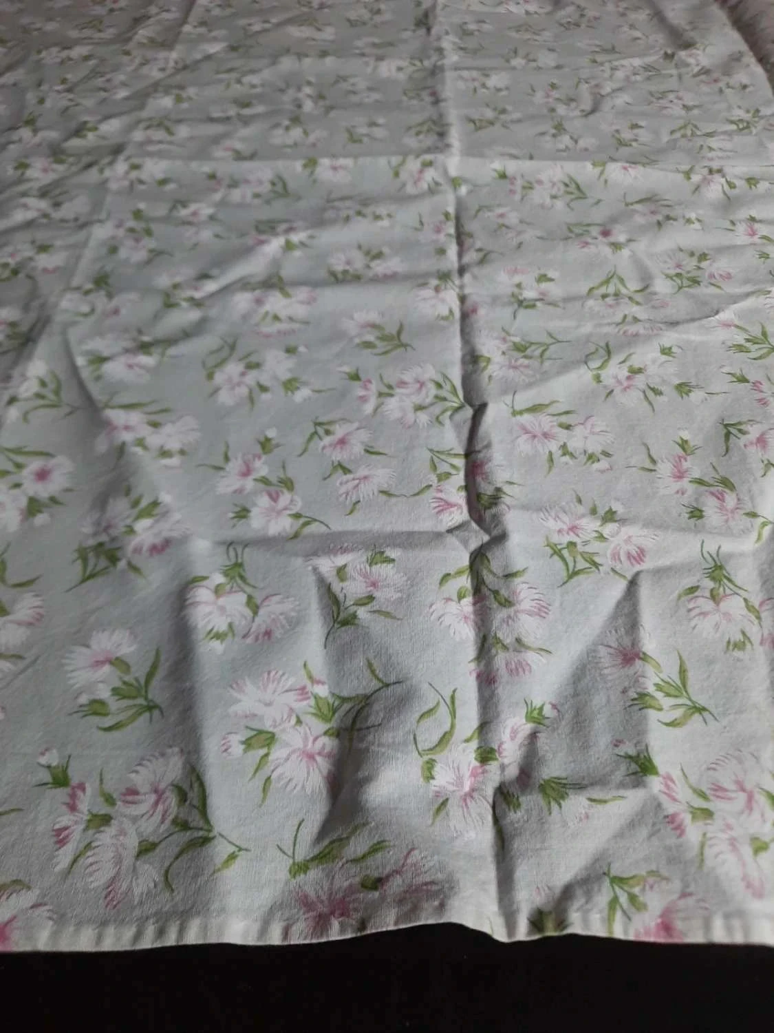 🥀Pequeña mantelería nueva de algodón y sus 9 servilletas. Fait Main. – photo 3